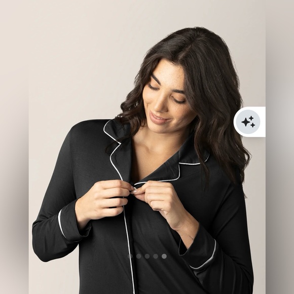 Kindred Bravely Clea Bamboo Long Sleeve Sleep Shirt size Large - Picture 5 of 7